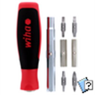 WIH77891 image(0) - Wiha Tools Wiha 11inOne Multi-driver w/ 8 essential screwdriver and 3 nut driver tip profiles