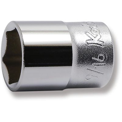 KKN3400A-9-16 image(0) - Ko-ken USA 3400A-9/16 3/8 Sq. Dr. Socket 9/16 6 point Length 27mm