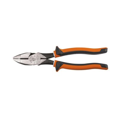 KLE2138NEEINS image(0) - Klein Tools Insulated Pliers, Slim Handle Side Cutters, 8-Inch