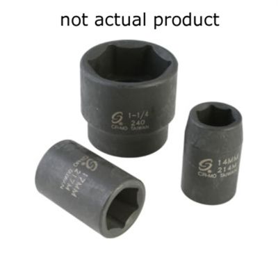 SUN215ZUMDL image(0) - SUNEX 1/2"DR 15MM 12PT DRIVELINE IMP SKT
