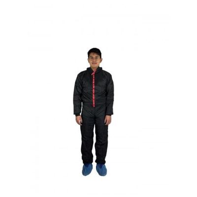 CTW15778 image(0) - CTW International Black Nylon & Carbon Fiber Paint Suit - XXXL