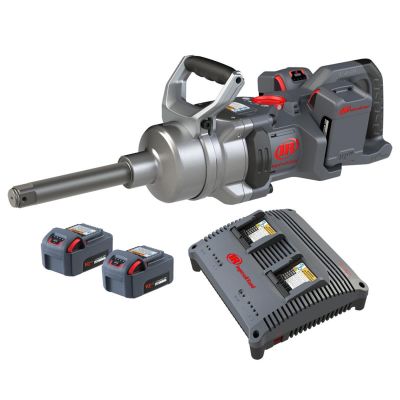 IRTW9691TL-K4 image(0) - Ingersoll Rand 1" 20V Cordless Forward Torque Limited Impact Wrench 4 Battery Kit, 6" Ext Anvil