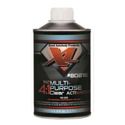 XLB80216 image(0) - Excel Auto Body Products MULTI PURPOSE CLEAR ACTIVATOR - SLOW 1/2PT