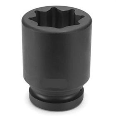 GRE4536SD image(0) - Grey Pneumatic 1" Drive x 1-1/8" Deep - 8 Point Socket