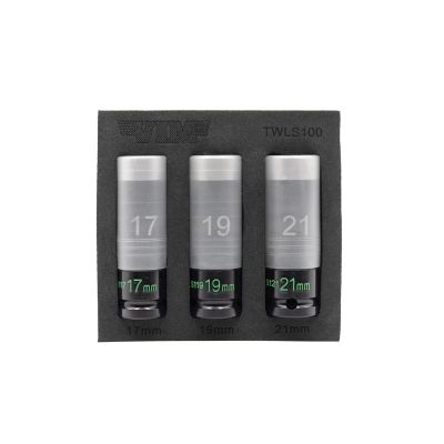 VIMTWLS100 image(0) - VIM Tools 3 PC. THIN WALL IMPACT LUG NUT SOCKET SET