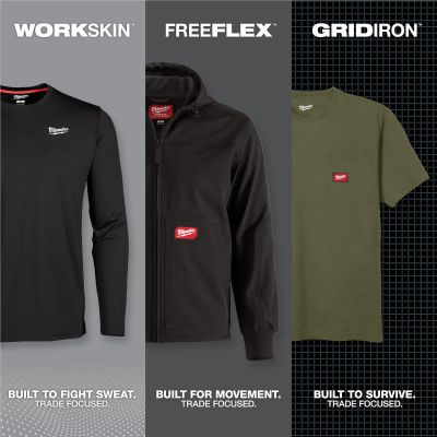 MLWF251G-L image(1) - Milwaukee Tool Women's FREEFLEX Pullover Hoodie- Gray - L