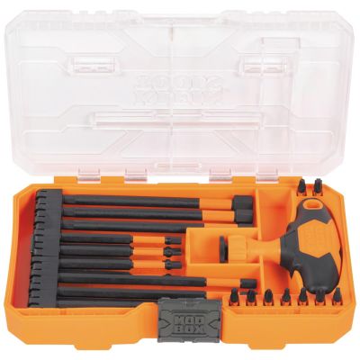 KLE33806 image(0) - Klein Tools ProFlex Impact Driver Bit and Socket Set, SAE, 43-Piece