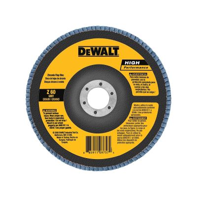 DWTDW8304 image(0) - DEWALT 4" x 5/8" 40g Type 27 Flap Disc HP
