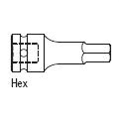 SUN264915 image(0) - SUNEX 1/2" DR. 13MM HEX DRIVE IMPACT SOCKET