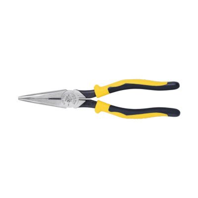 KLEJ2038 image(0) - Klein Tools Pliers, Needle Nose Side-Cutters, 8-Inch