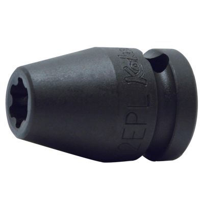 KKN14425-12EPL image(0) - Ko-ken USA 14425-12EPL 1/2 Sq. Dr. Impact TORXplus 12EPL Low Profile Socket - Length 38mm