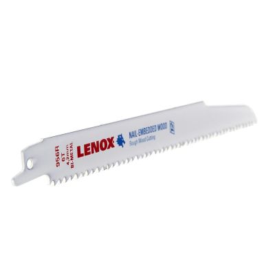 LEX20582 image(0) - Lenox Tools Reciprocating Saw Blades, 956R, Bi-Metal, 9 in. Lo