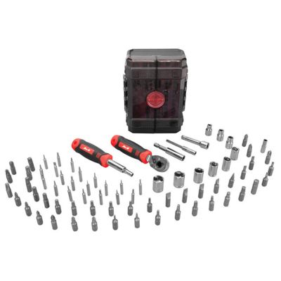 WLMW1745 image(0) - Wilmar Corp. / Performance Tool 78 pc. Ratcheting Driver Tool Set