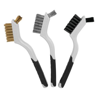 WLM1513 image(0) - Wilmar Corp. / Performance Tool 3 pc. Soft Grip Mini Brush Set