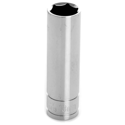WLMW38413 image(1) - Wilmar Corp. / Performance Tool 3/8" Drive 13mm 6pt Deep Socket