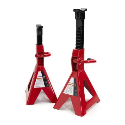 JSPJS647529 image(0) - J S Products (steelman) Professional 4-Ton Capacity Jack Stand Set