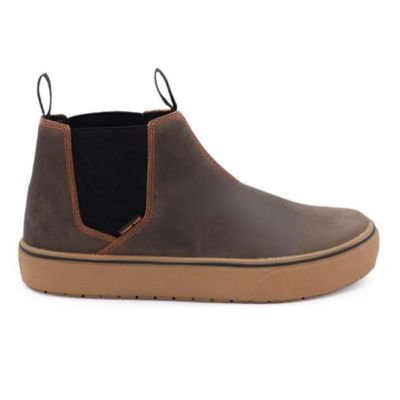 FSIAW7100-7D image(0) - AIRWALK VENICE - Men's Leather Chelsea Slip On - CT|EH|SF|SR - Buffalo Crazy Horse / Gum - Size: 7 - D - (Regular)