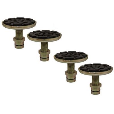 ATEATPKP-201057-4 image(0) - Atlas Equipment Set of 4 Single-Screw Adjustable Adapters, 1.5" Peg Size