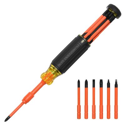 KLE32307 image(0) - Klein Tools 27-in-1 Multi-Bit Tamperproof Screwdriver