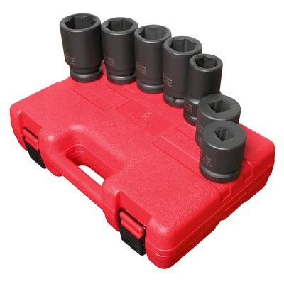 SUN5697M image(0) - SUNEX SOCKET SET IMPACT 1" DRIVE 7 PC DEEP METRIC