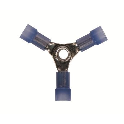 JTT2176H image(1) - The Best Connection 16-14 Nylon 3 Way Connector Bl
