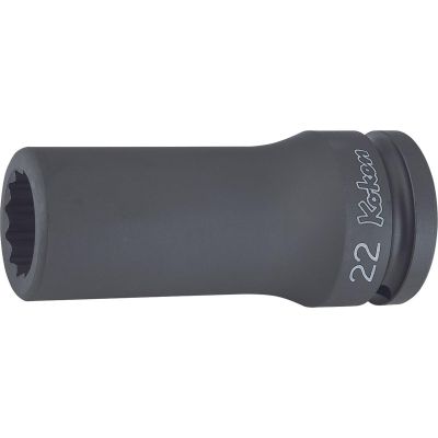 KKN16305M-18 image(0) - Ko-ken USA 16305M-18 3/4 Sq. Dr. Socket 18mm 12 point Length 100mm