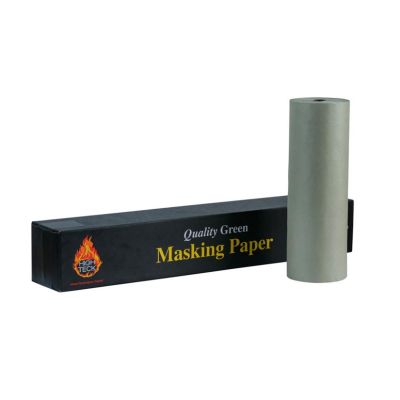 HITMP140G-24 image(0) - High Teck Products MP140G-24 Masking Paper, 24 in W x 400 ft L, Green, 35 lb Basis