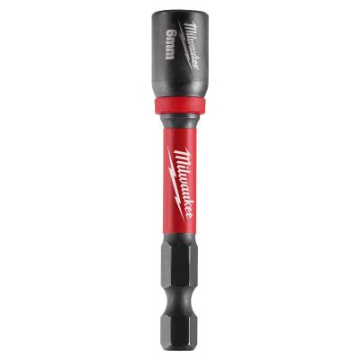 MLW49-66-4606 image(0) - Milwaukee Tool SHOCKWAVE Impact Duty 6MM x 2-9/16 Inch Magnetic Nut Driver Bulk 10