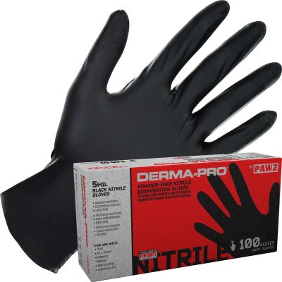 SAS66545 image(0) - SAS Safety Derma-Pro Powder-Free Exam Grade Nitrile Disposable Gloves - 100PK - 2X-Large