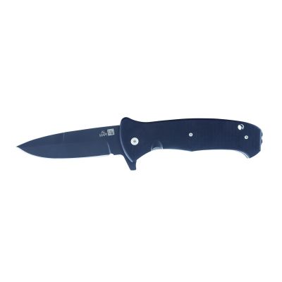 SUNAMK2217 image(0) - SUNEX AL Mar SERE T 36 Assisted Open Liner Lock S 35 V 3.6 Inch Black Matte Titanium Nitride Coating Finish Traditonal Edge Talon Blade with G10 Handle Tactical Folding Knive - Black