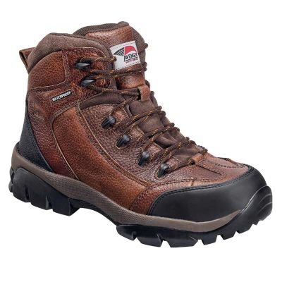 FSIA7244-8W image(0) - Avenger Work Boots Hiker - Men's Boot - Composite Toe - IC|EH|SR - Brown/Black - Size: 8 - E - (Wide)