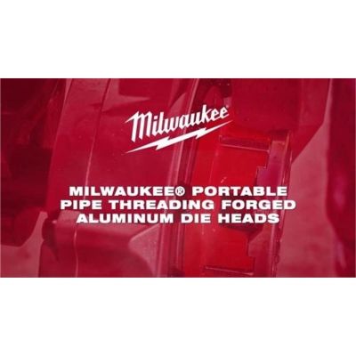 MLW48-36-1001 image(2) - Milwaukee Tool Milwaukee® 1/2 Inch ALLOY NPT Portable Pipe Threading Forged Aluminum Die Head