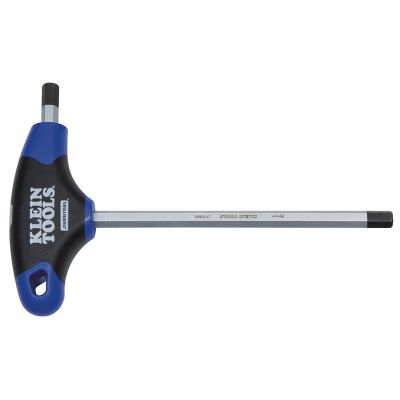KLEJTH6M5 image(0) - Klein Tools 5 mm Hex Key, Journeyman&trade; T-Handle, 6-Inch