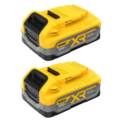 DWTDCBP320-2 image(0) - DeWalt 20V MAX* XR 3.5Ah Battery (2 pk)
