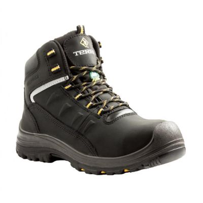 VFIR5205B-8 image(0) - Workwear Outfitters Terra Findlay 6" Lace Up Black WP ESD Composite Toe Work Boot Size 8