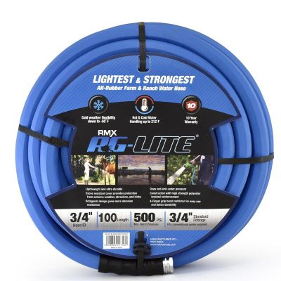 BLBBSAL34100 image(0) - BluBird BluBird AG-Lite Rubber Hot & Cold Water Hose; 3/4" x 100'