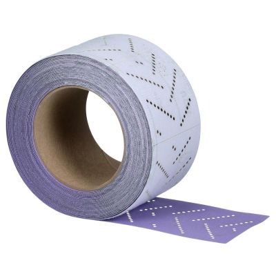 MMM34451 image(0) - 3M Cubitron II Hookit Clean Sanding Sheet Roll, 500+ Grade, 70 mm x 12 m