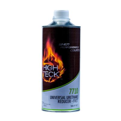 HIT7710-4 image(0) - High Teck Products 7710-4 Fast Urethane Reducer, 1 qt, Clear, Liquid