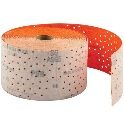NOR08899 image(0) - Norton Blaze Multi-Air Cyclonic 08899 A995 Series NorGrip Sheet Roll, 2-3/4 in W x 13 yd L, P80 Grit