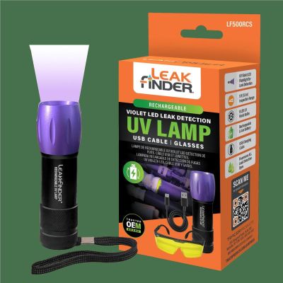 TRALF500RCS image(0) - Tracer Products Rechargeable Violet LED Leak Detection UV Lamp