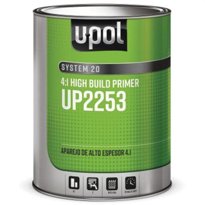 UPO2276 image(0) - U Pol Products SYSTEM 20 UP2276 National Rule High Build Primer, 1 L Tin, White, 4:1 Mixing
