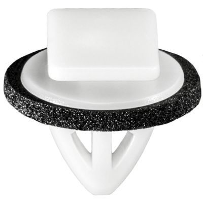 AVC21244 image(0) - AUVECO 21244 Rocker Panel Molding Clip, (11 x 15.5 mm Top x 16 mm Dia Bottom) Head, Nylon, White