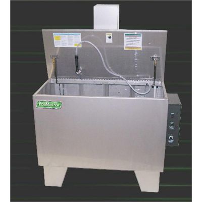 FNTEM80-461 image(0) - Fountain Industries 80 Gallon Heated Agitating Lift Parts Washer - 460 volt