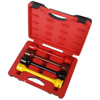 INT40400 image(0) - American Forge & Foundry American Forge & Foundry AFF - Limiting Torque Socket Set - 1" Drive - 4 Pc. - 1 1/4"(250 Ft/Lbs), 33mm-1 5/16"(475 Ft/Lbs), 1 1/2"(475 Ft/Lbs), 13/16"(475 Ft/Lbs)