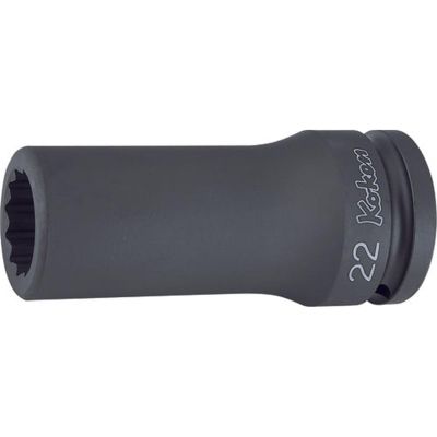 KKN16305M-14 image(0) - Ko-ken USA 16305M-14 3/4 Sq. Dr. Socket 14mm 12 point Length 100mm