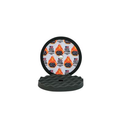 HIT725 image(0) - High Teck Products 725 Finishing Pad, 8 in Dia x 1 in in THK, Black, Open Cell Foam