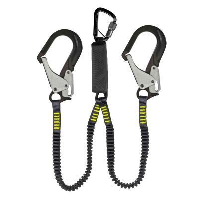 SRWFS053KI-OG-6FT image(0) - FALL SAFE Lanyard - GRIPPA Series - Positioning - Adjustable Rope Work - Length: 6-feet