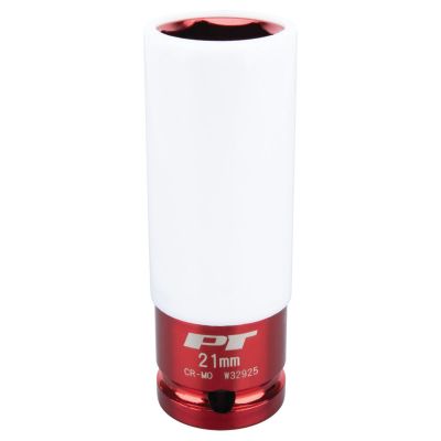 WLMW32925 image(0) - Wilmar Corp. / Performance Tool 1/2" Dr. 21mm Thin Wall Socket