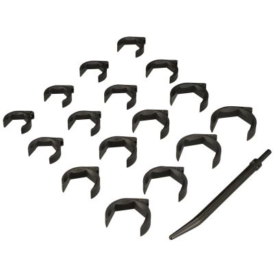 LTILT1945XL image(0) - Milton Industries Master XL Shockit Set LT1910XL-16-Piece Metric Shockit Crows Foot Set - Heavy Duty Industrial/Hydraulic Fittings