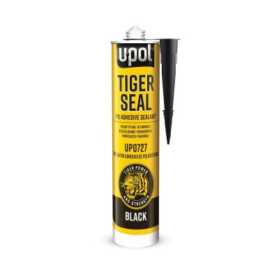 UPO0727 image(0) - U Pol Products TIGER SEAL UP0727 1-Component Sealant, 310 mL Cartridge, Paste, Black, 30 min Application